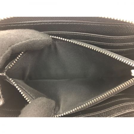  COACH コーチ メンズ長財布 ラウンドファスナー アウトレット  シグネチャー F58113 ブラック