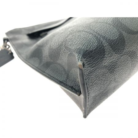  COACH コーチ セカンドバッグ クラッチバッグ シグネチャー  F29508 ブラック