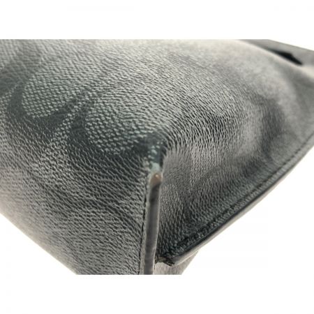  COACH コーチ セカンドバッグ クラッチバッグ シグネチャー  F29508 ブラック