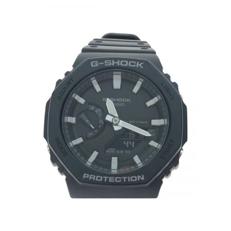  CASIO カシオ メンズ腕時計 クオーツ G-SHOCK Gショック デジアナウォッチ  GA-2100 ブラック