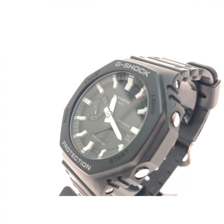  CASIO カシオ メンズ腕時計 クオーツ G-SHOCK Gショック デジアナウォッチ  GA-2100 ブラック