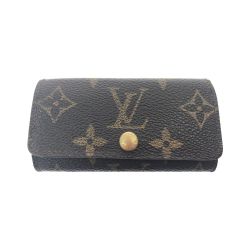 ▼▼ LOUIS VUITTON ルイヴィトン モノグラム ミュルティクレ4 4連キーケース M62631 ブラウン Cランク
