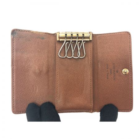  LOUIS VUITTON ルイヴィトン モノグラム ミュルティクレ4 4連キーケース M62631 ブラウン