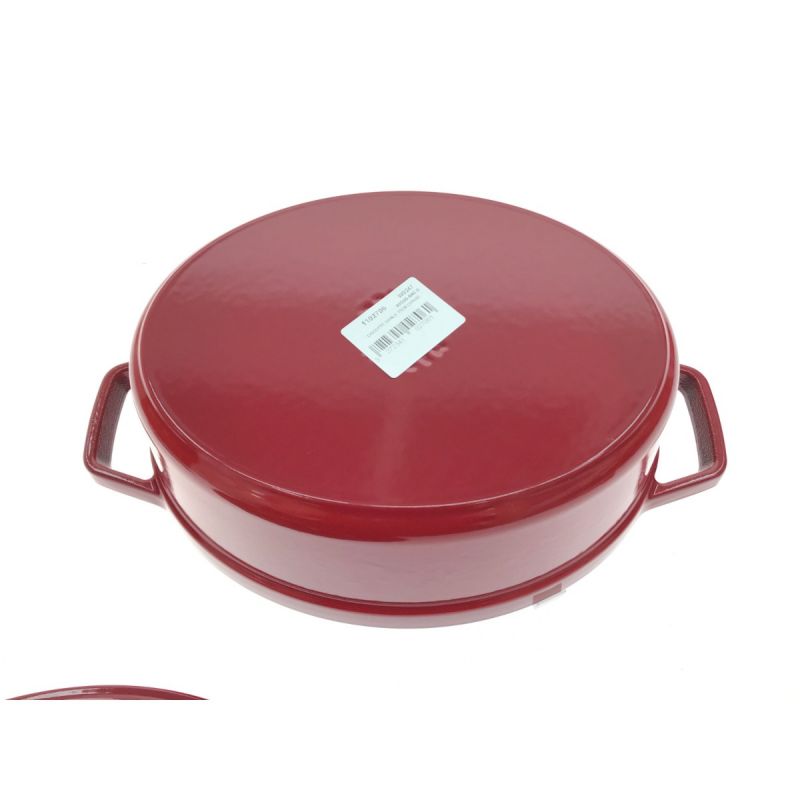 中古】 STAUB ストウブ ピコ・ココットオーバルチェリー 27cm 3.2l