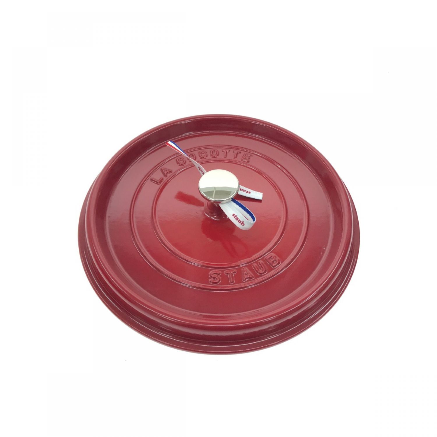 中古】 STAUB ストウブ ピコ ココット ラウンド チェリー 26cm 5.2l