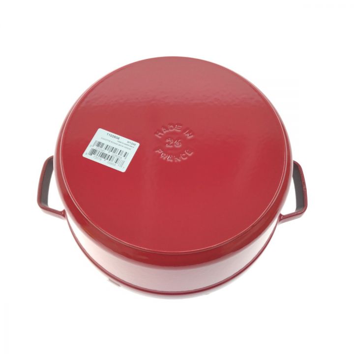 STAUB ストウブ ピコ ココット ラウンド チェリー 26cm 5.2l 40509-840｜中古｜なんでもリサイクルビッグバン