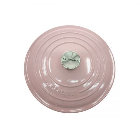  LE CREUSET ルクルーゼ ココットロンド ピンク 24cm 4.2l