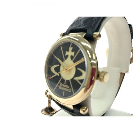  Vivienne Westwood ヴィヴィアン・ウエストウッド レディース腕時計 クオーツ オーブ2 32MM ベルト星型押し VV006BKGD