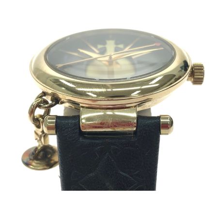  Vivienne Westwood ヴィヴィアン・ウエストウッド レディース腕時計 クオーツ オーブ2 32MM ベルト星型押し VV006BKGD