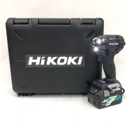 ▼▼ HiKOKI ハイコーキ インパクトドライバ WH36DC ネイビー 充電器・充電池2個付属 Aランク