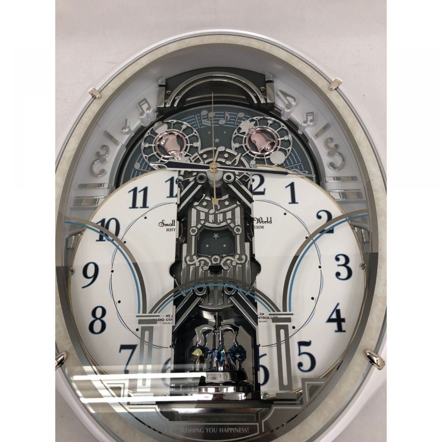 中古】 からくり時計 スモールワールド アルディ 4MN553RH ホワイト