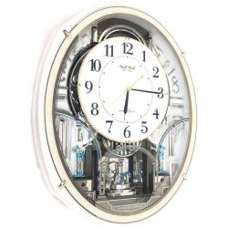 ▼▼  からくり時計 スモールワールド アルディ 4MN553RH ホワイト 本体のみ Bランク