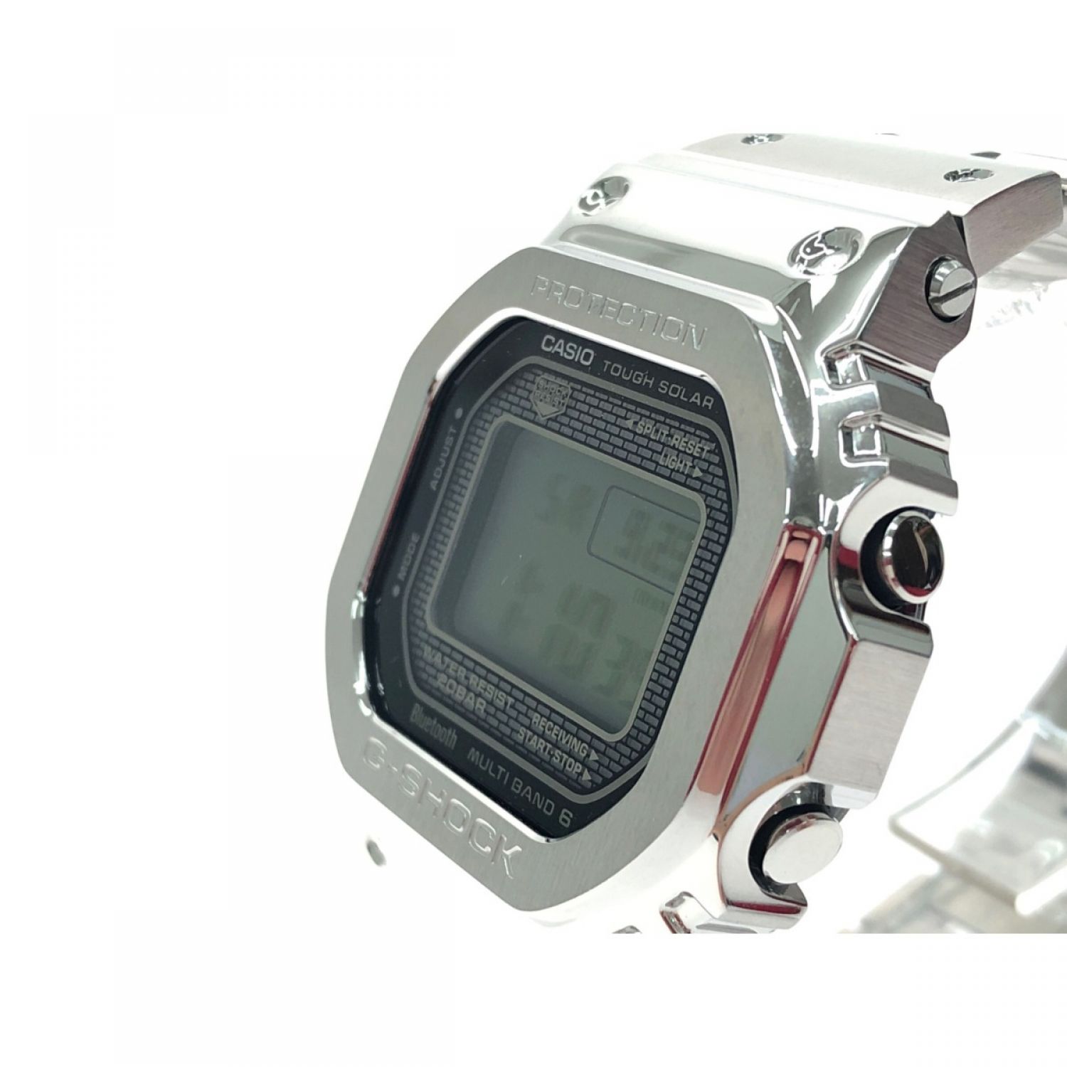▼▼CASIO カシオ メンズ腕時計 電波ソーラー デジタルウォッチ G-SHOCK Gショック フルメタル Bluetooth対応 GMW-B5000