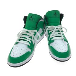 ▼▼ NIKE ナイキ AIR JORDAN 1 MID グリーン DQ-8426-301 SIZE 29.5cm Bランク