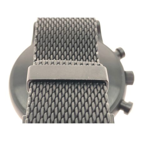  EMPORIO ARMANI エンポリオアルマーニ メンズ腕時計 クオーツ クロノグラフ  AR80041 ブラック