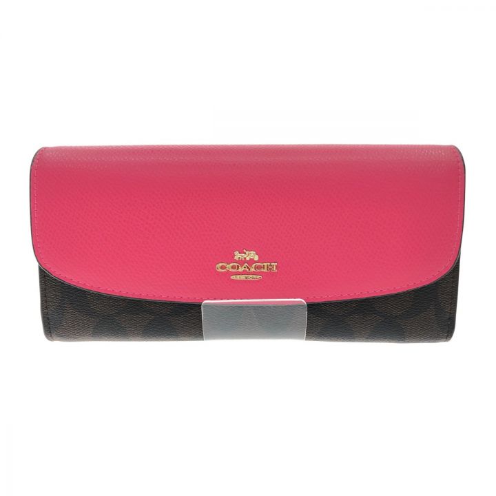 COACH コーチ レディース 長財布 シグネチャー アウトレット F54022 