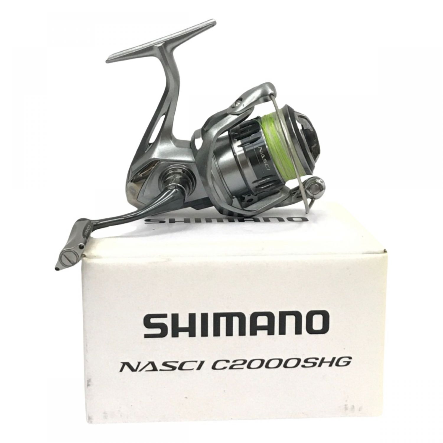 中古】 SHIMANO シマノ スピニングリール NASCI 21ナスキー C2000SHG