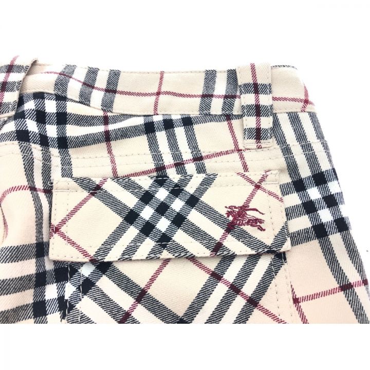 BURBERRY LONDON バーバリーロンドン レディース ブーツカットパンツ ウール 総裏付 BLUE LABEL 38サイズ  fqf40-516-43 ベージュ｜中古｜なんでもリサイクルビッグバン