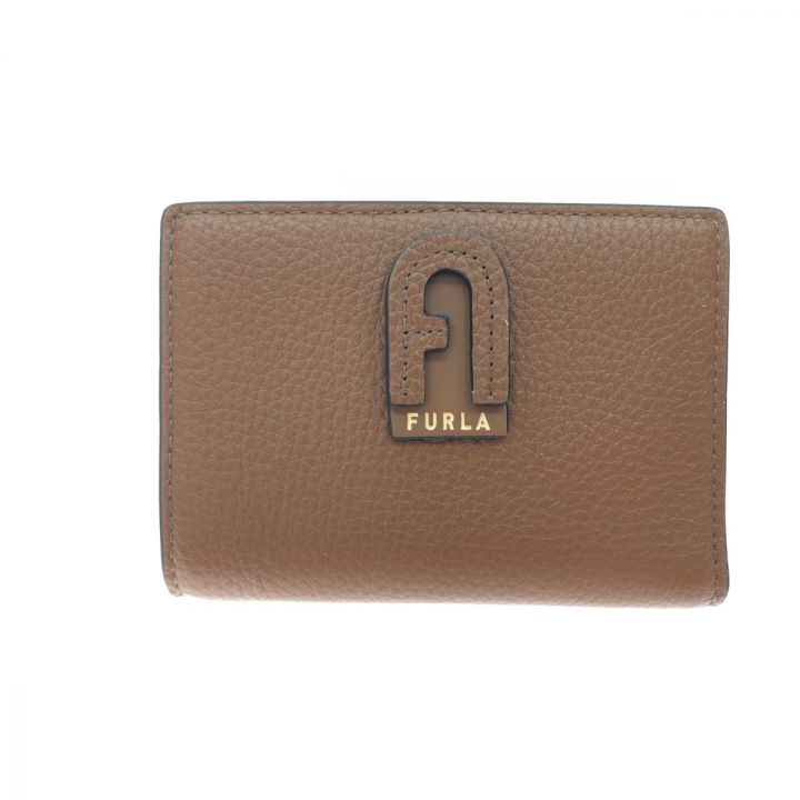 FURLA フルラ レディース 二つ折り財布 DAFNE ダフネ コンパクトウォレット WP00242 ブラウン｜中古｜なんでもリサイクルビッグバン