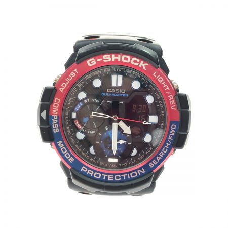  CASIO カシオ メンズ腕時計 デジアナ クオーツ G-SHOCK ガルフマスター タイドグラフ GN-1000 ブラック