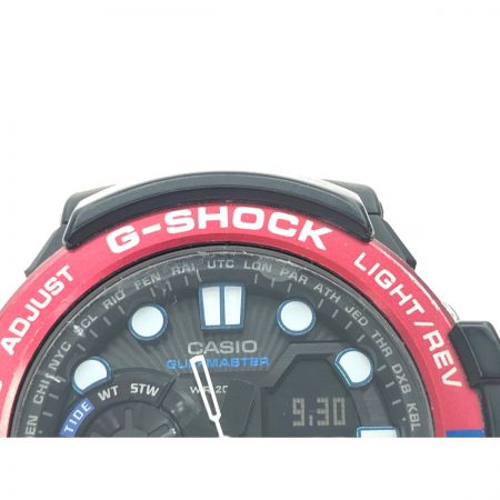  CASIO カシオ メンズ腕時計 デジアナ クオーツ G-SHOCK ガルフマスター タイドグラフ GN-1000 ブラック