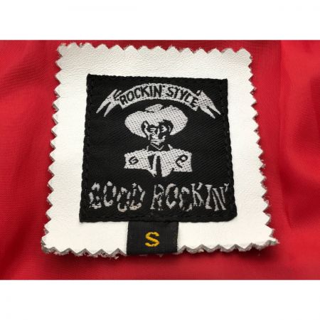  Good ROCKIN’ ジャケット SIZE S ブラックxレッド