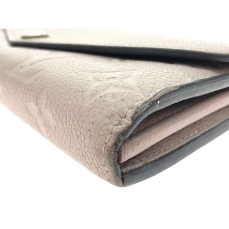  LOUIS VUITTON ルイヴィトン レディース長財布 モノグラム アンプラント ポルトフォイユ サラ トゥルトレール M68708 グレージュ