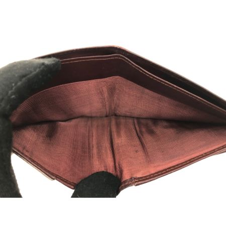  Cartier カルティエ ユニセックス 二つ折り財布 マストライン  ボルドー