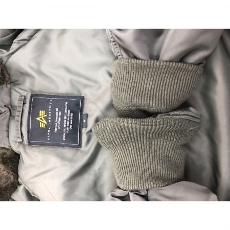  ALPHA INDUSTRIES メンズ フライトジャケット N-B2 ファー付 フード カーキ