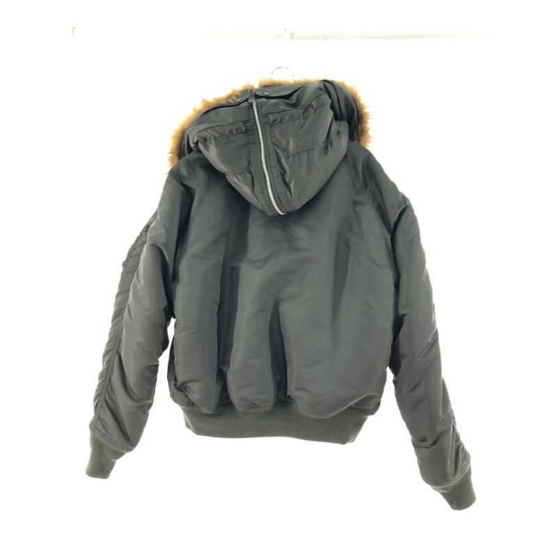 中古】 ALPHA INDUSTRIES メンズ フライトジャケット N-B2 ファー付