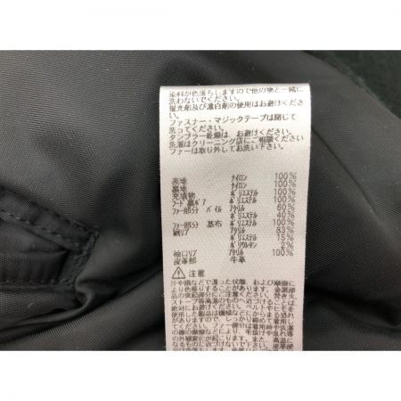  ALPHA INDUSTRIES メンズ フライトジャケット N-B2 ファー付 フード Lサイズ ブラック