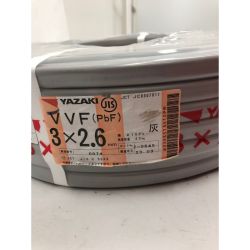 ▼▼  YAZAKI　矢崎　電材　VVFケーブル　3×2.6mm Sランク
