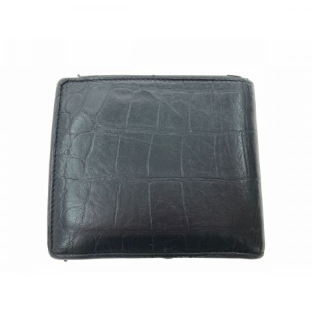  SAINT LAURENT(Yves Saint Laurent) メンズ 二つ折り財布 型押し レザー  463249 ブラック