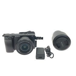 ▼▼ SONY ソニー デジタルカメラ ミラーレス一眼カメラ ダブルズームキット 2500万画素 ILCE-6400Y Bランク