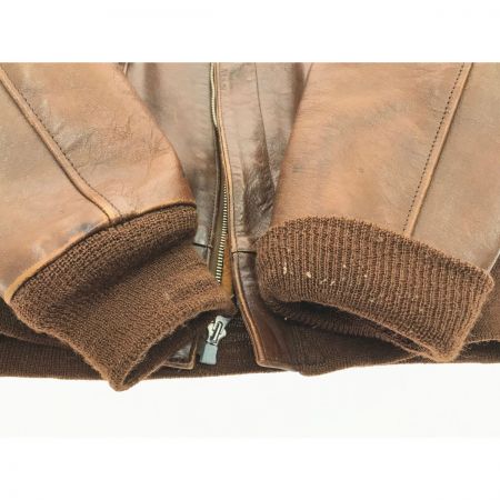 THE REAL McCOY'S ザリアルマッコイス フライトジャケット SIZE 34 A-2JKT ブラウン