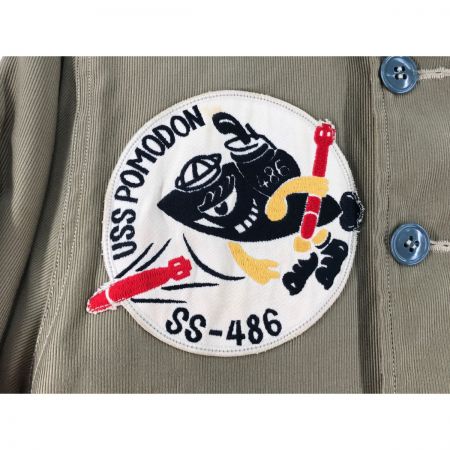  PHERROW'S フェローズ N-1 ステンシル デッキジャケット カーキ