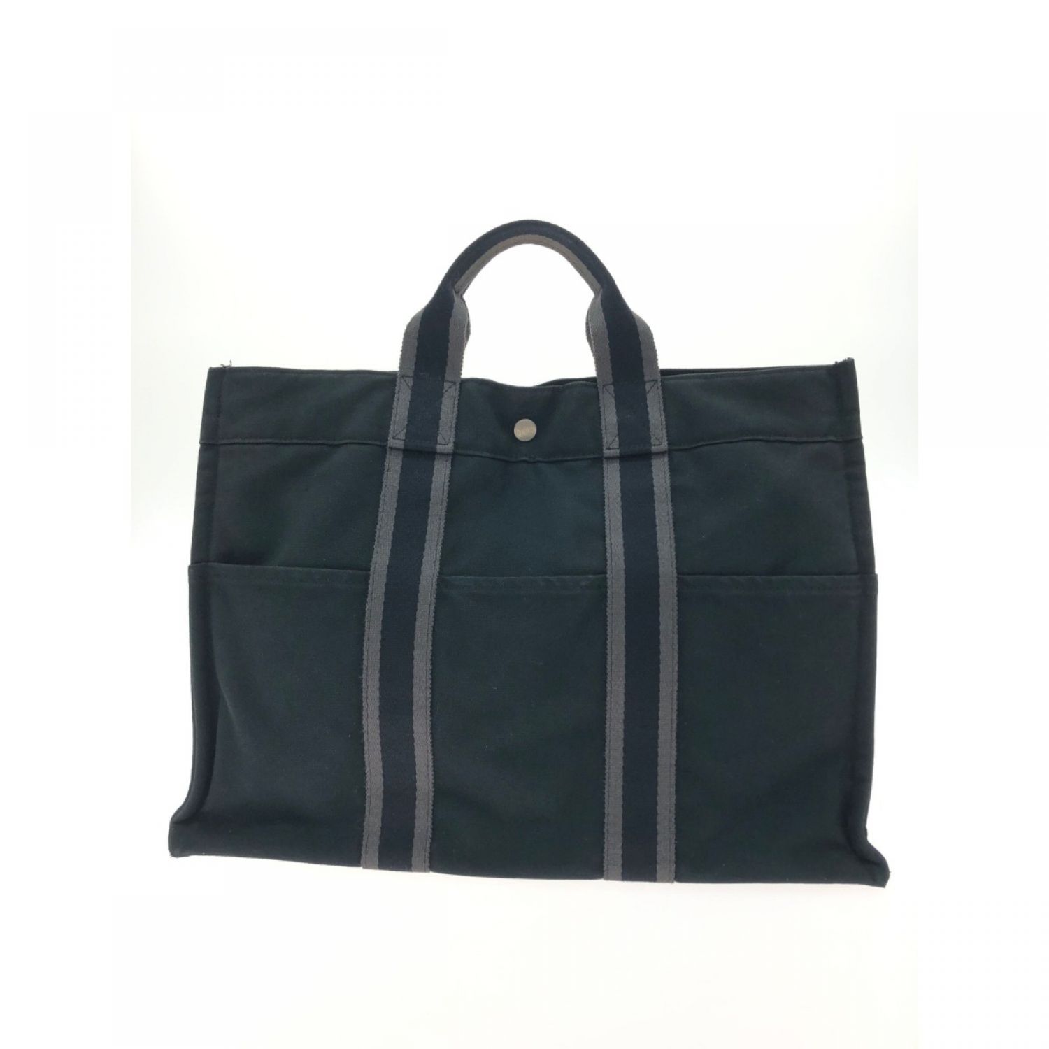 中古】 HERMES エルメス トートバッグ フールトゥMM キャンバス