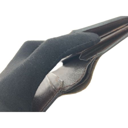  LOUIS VUITTON ルイヴィトン レディース 二つ折り財布 L字ファスナー ダミエ ポルトモネ・ビエ トレゾール N61730 ブラウン