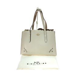 ▼▼ COACH コーチ レディース トートバッグ レザー  29330 オフホワイト Bランク