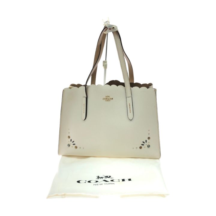 COACH コーチ レディース トートバッグ レザー 29330 オフホワイト 