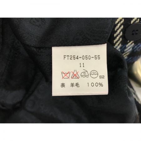  BURBERRY LONDON バーバリーロンドン チェック柄 コート FT254-050-55 ネイビー