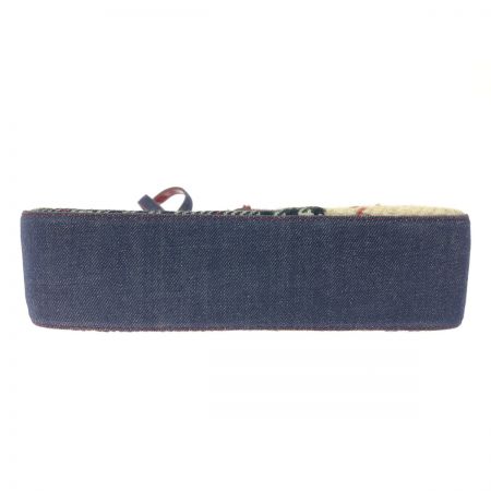  BURBERRY バーバリー レディース ハンドバッグ デニム×ウール 