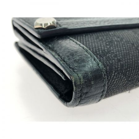  GUCCI グッチ レディース長財布 二つ折り ダブルホック GG モノグラム キャンバス 231839 ブラック