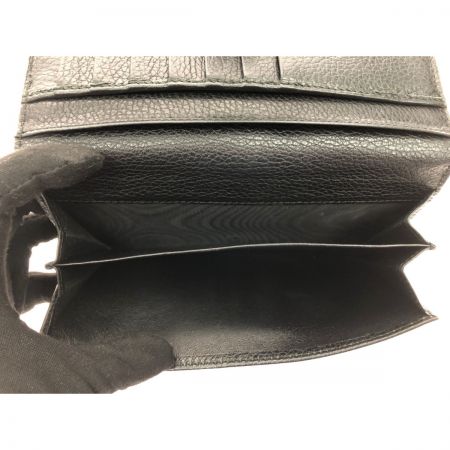  GUCCI グッチ レディース長財布 二つ折り ダブルホック GG モノグラム キャンバス 231839 ブラック