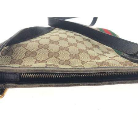  GUCCI グッチ レディース ショルダーバッグ 斜め掛け シェリーライン 長靴チャーム 144388 ブラウン