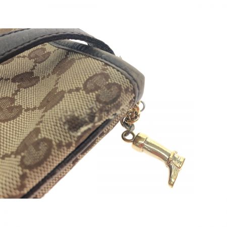  GUCCI グッチ レディース ショルダーバッグ 斜め掛け シェリーライン 長靴チャーム 144388 ブラウン