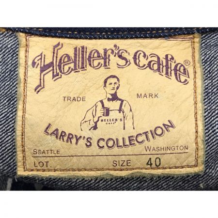  ヘラーズカフェ Heller’s cafe カバーオール SIZE 40 ネイビー