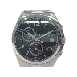 ▼▼ HAMILTON ハミルトン メンズ腕時計 クオーツ カーキ パイロット クロノ H765120 Bランク
