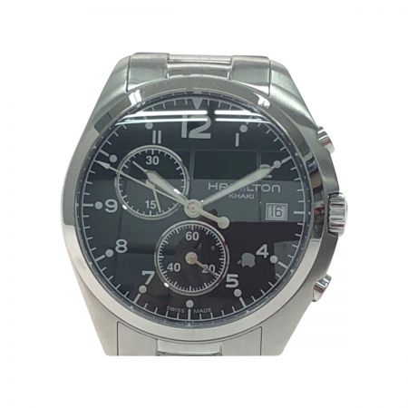  HAMILTON ハミルトン メンズ腕時計 クオーツ カーキ パイロット クロノ H765120