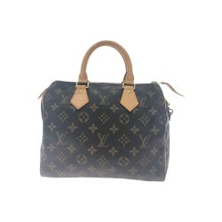 ▼▼ LOUIS VUITTON ルイヴィトン レディース ハンドバッグ モノグラム スピーディ25 M41528 ブラウン Bランク